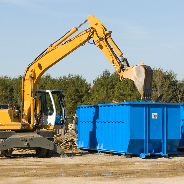 are there any restrictions on where a residential dumpster can be placed in Hoyt Kansas